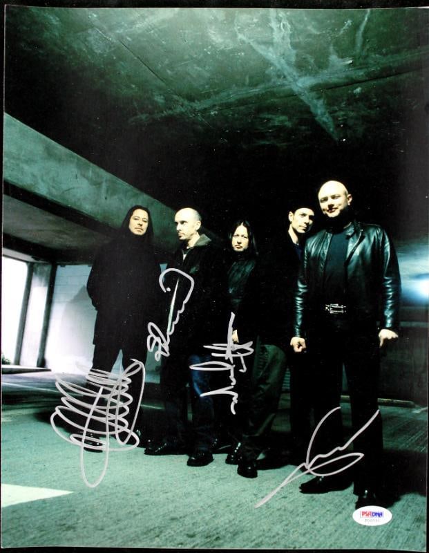Queensryche Signed Photo 11X14 by Wilton Jackson Rockenfield Tate PSA: Queensryche Signed Photo 11X14 by Wilton Jackson Rockenfield Tate PSA This impressive 11x14 photo features the signatures of four members of the iconic rock band Queensryche: Michael Wilton, Eddie Jac
