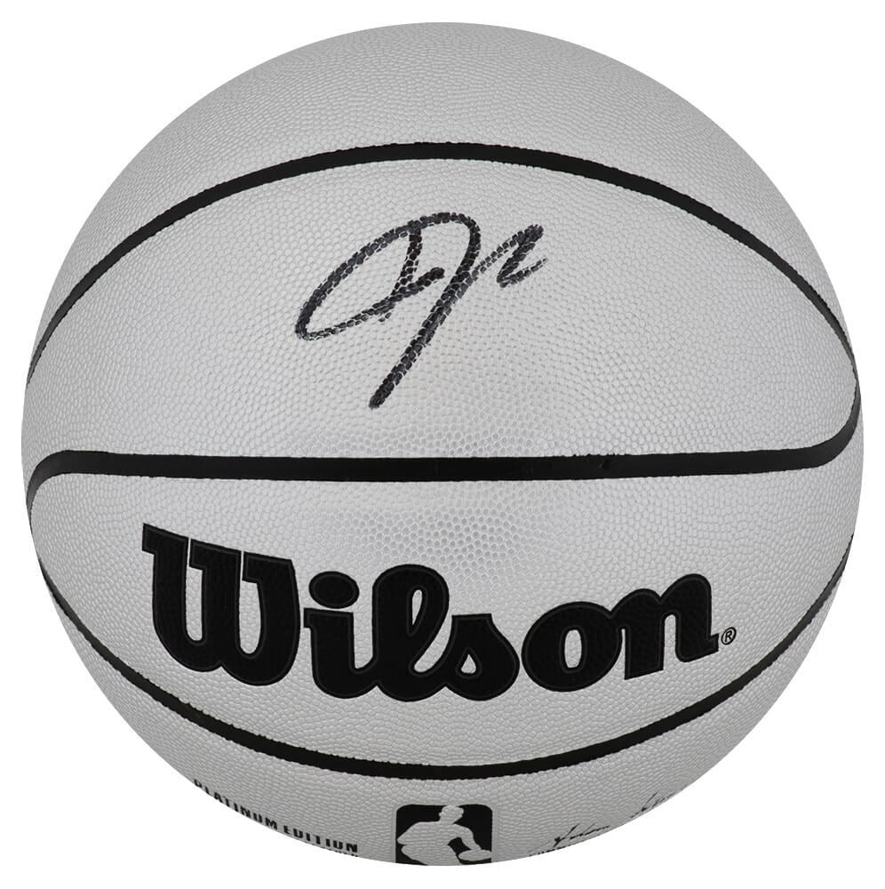Giannis Antetokounmpo Signed Wilson Platinum NBA Basketball with COA (1 of 1)