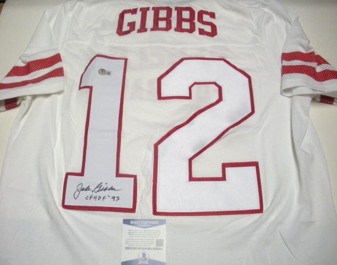Jake Gibbs Ole Miss Rebels Signed Nike Jersey with Beckett COA: Jake Gibbs Ole Miss Rebels Signed Nike Jersey with Beckett COA This official licensed Nike jersey is signed by Jake Gibbs, a notable player for the Ole Miss Rebels. The jersey is an original item, per