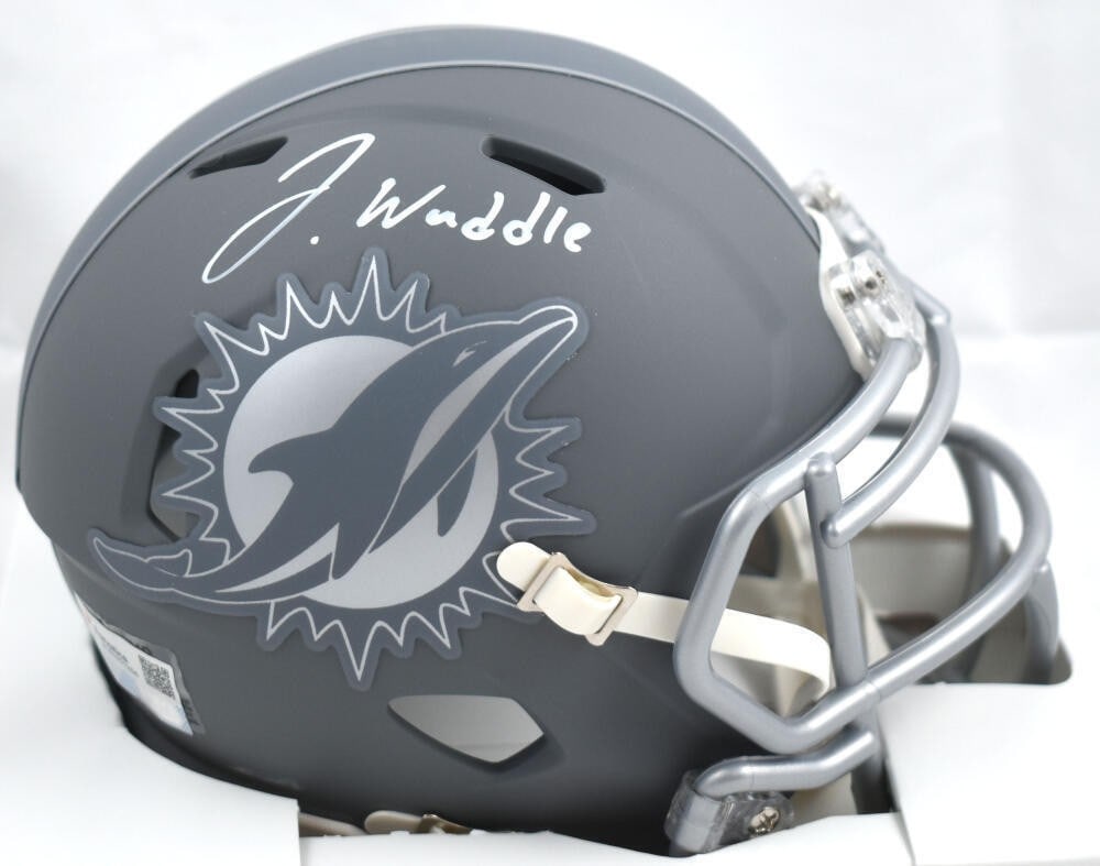 Jaylen Waddle Autographed Miami Dolphins Mini Helmet Fanatics Authentic (1 of 9)