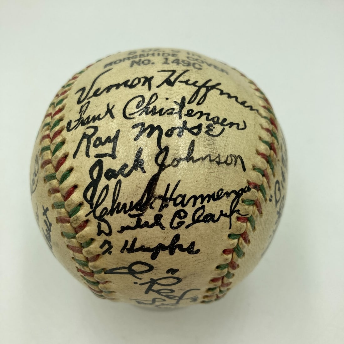 Rare 1937 Detroit Lions Team Signed Baseball Dutch Clark JSA COA 21 Signatures: Rare 1937 Detroit Lions Team Signed Baseball Dutch Clark JSA COA 21 Signatures This stunning 1937 Detroit Lions NFL Team Signed Baseball features the autographs of 21 players, including the legendary