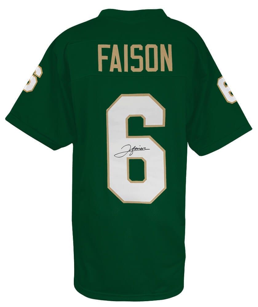 Jordan Faison Signed Notre Dame Custom Football Jersey with COA (1 of 3)