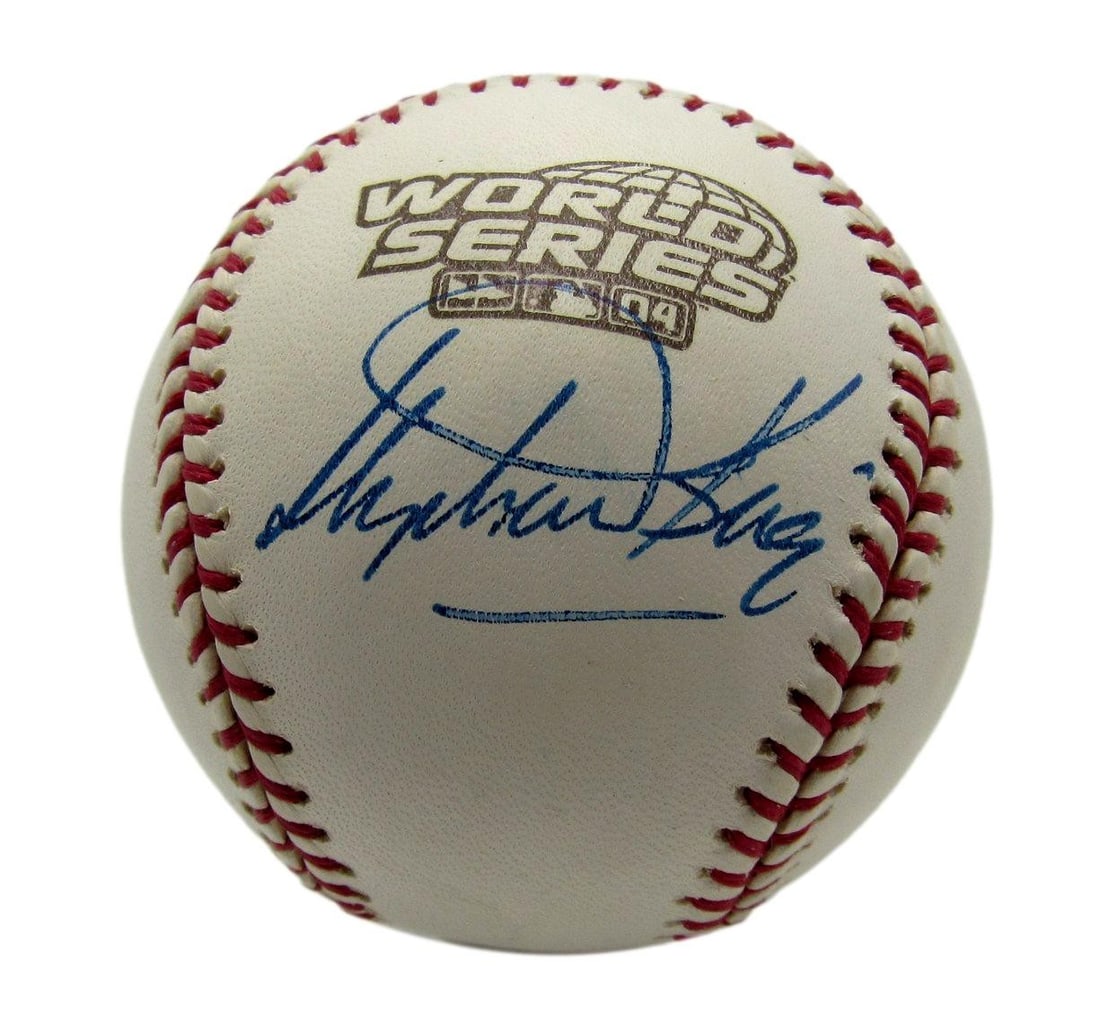 2004 World Series Baseball Signed by Stephen King Authenticated by PSA DNA (1 of 4)