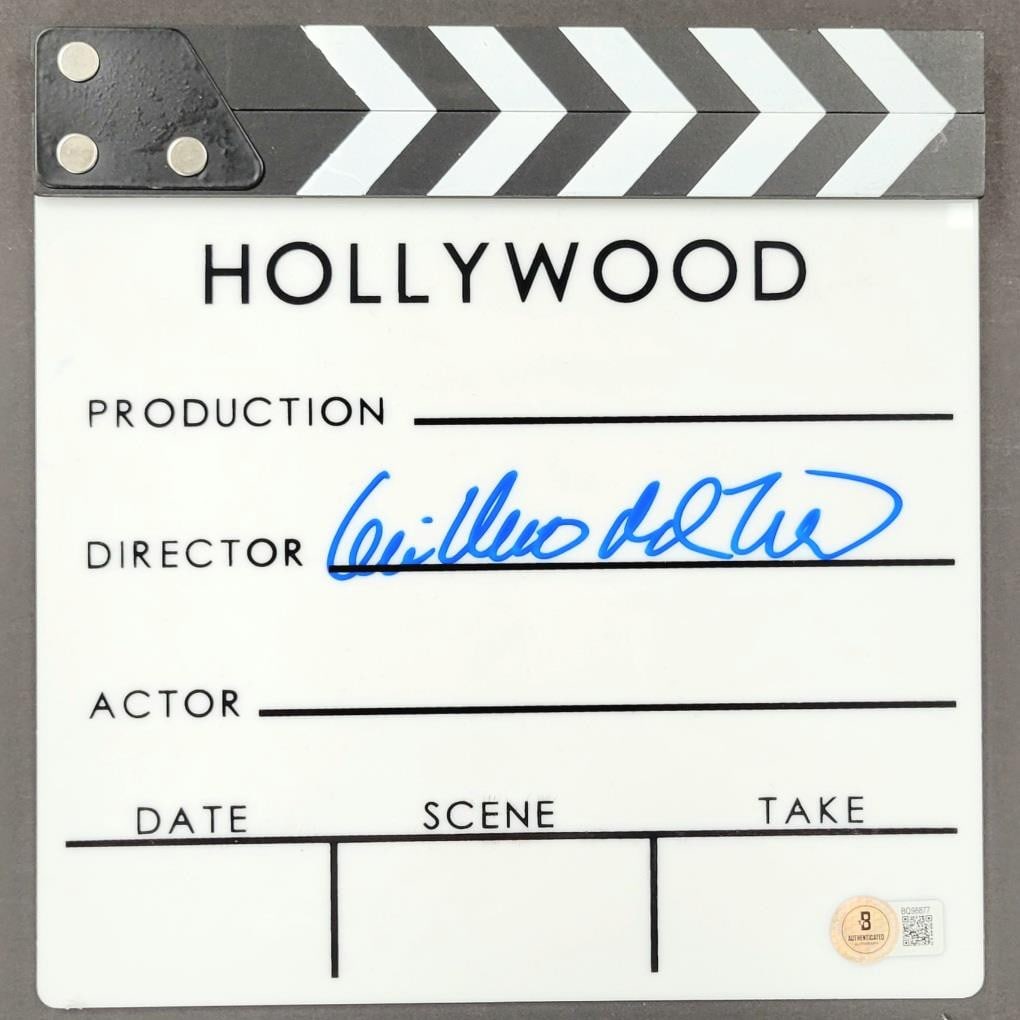 Director's Clap Board Signed by Guillermo Del Toro with Beckett Authentication (1 of 3)
