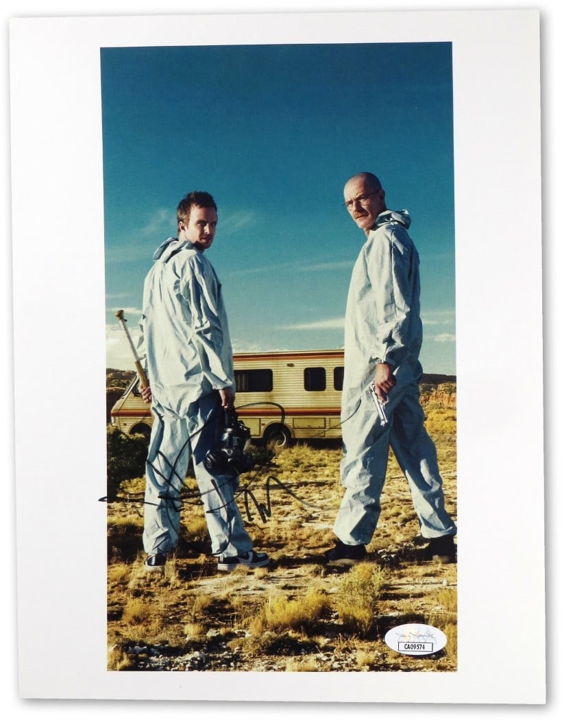 Aaron Paul Autographed 8.5x11 Photo Breaking Bad JSA Certified (1 of 2)