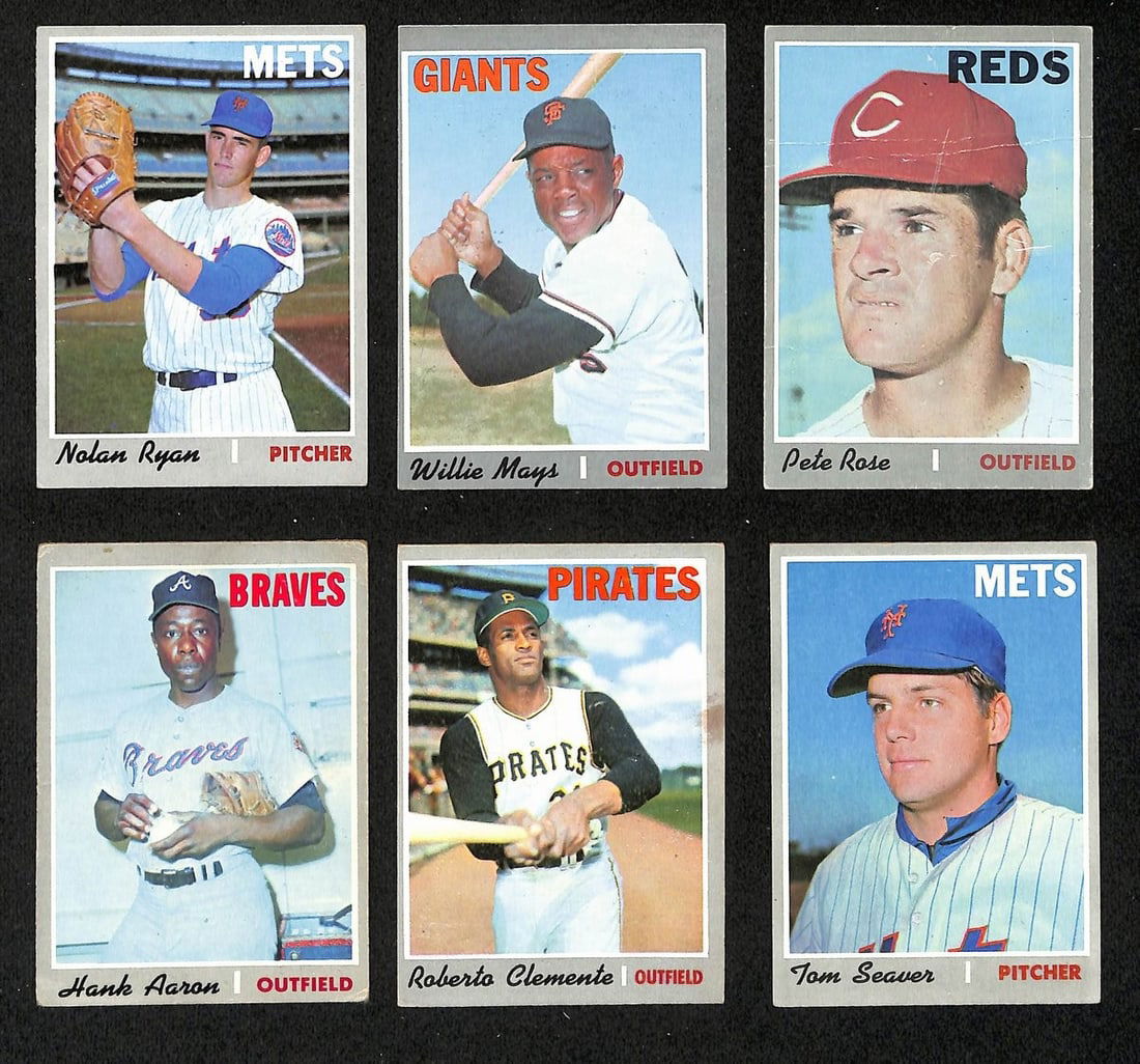 Complete 1970 Topps Baseball Card Set 720 Cards Seaver Munson Clemente Ryan (1 of 12)