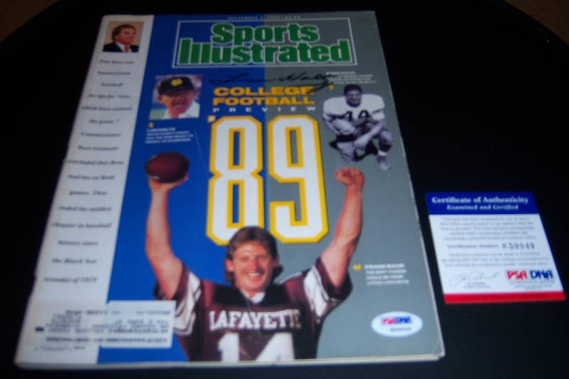 Sports Illustrated Magazine Signed by Lou Holtz Notre Dame PSA DNA Authenticated (1 of 1)