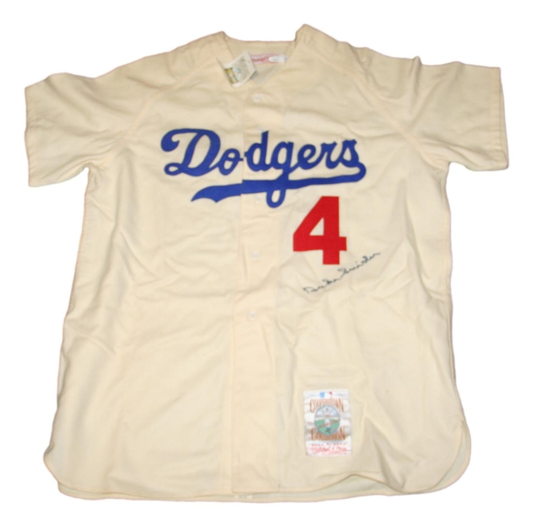 Duke Snider Signed Mitchell & Ness Brooklyn Dodgers Jersey JSA Certified (1 of 5)