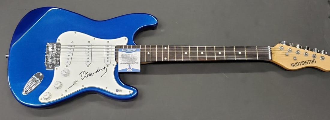 Tal Wilkenfeld Autographed Electric Guitar Beckett Certified: Tal Wilkenfeld Autographed Electric Guitar Beckett Certified This electric guitar features a hand-signed autograph by renowned musician Tal Wilkenfeld, making it a unique collectible for rock music en