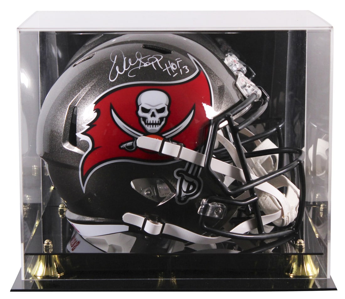 Warren Sapp Signed 2020 Riddell Full Size Helmet HOF 13 with Beckett Authentication: Warren Sapp Signed 2020 Riddell Full Size Helmet HOF 13 with Beckett Authentication This authentic 2020 Riddell Full Size Speed Rep Helmet is personally signed by Warren Sapp, legendary defensive tack