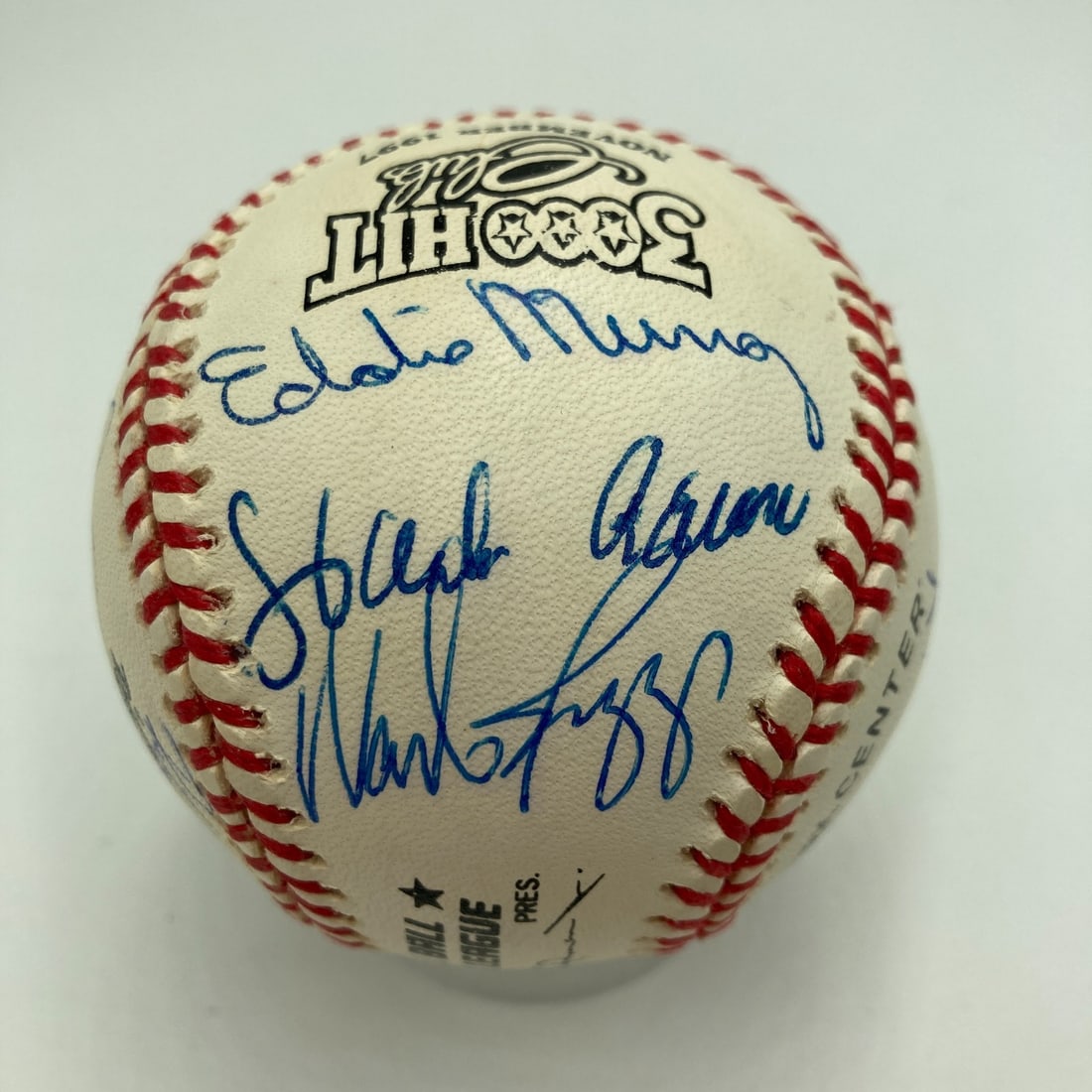 3,000 Hit Club Signed Baseball 17 Autographs JSA COA (1 of 18)