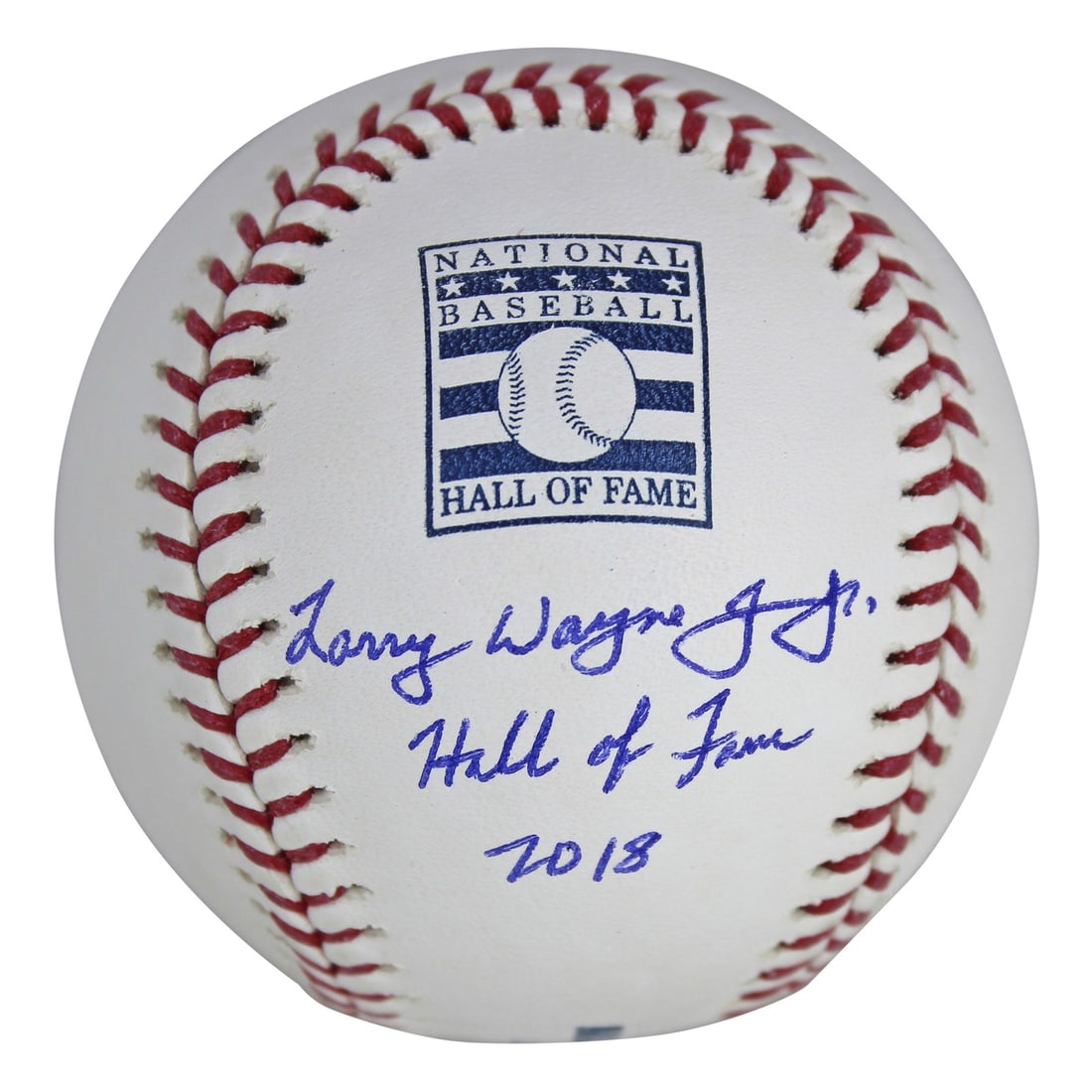 Chipper Jones Signed OML Baseball Hall Of Fame 2018 Beckett Authenticated (1 of 3)