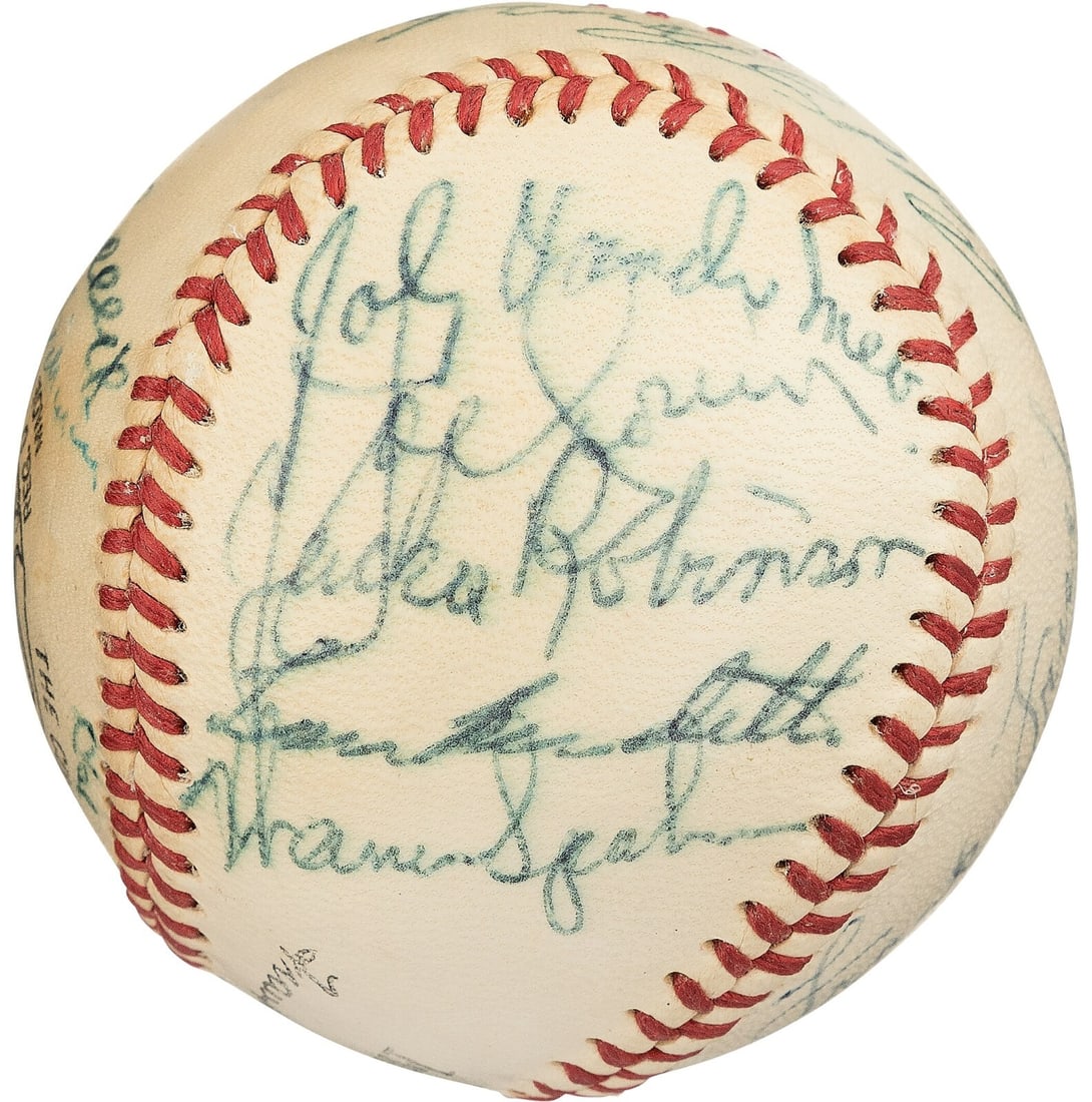 Jackie Robinson 1962 HOF Signed Baseball with Branch Rickey PSA Authenticated (1 of 10)