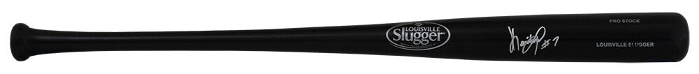 Kevin Mitchell Signed Louisville Slugger Black Bat with COA: Kevin Mitchell Signed Louisville Slugger Black Bat with COA This Kevin Mitchell signed Louisville Slugger Pro Stock black baseball bat is a must-have for any baseball enthusiast. The bat commemorates