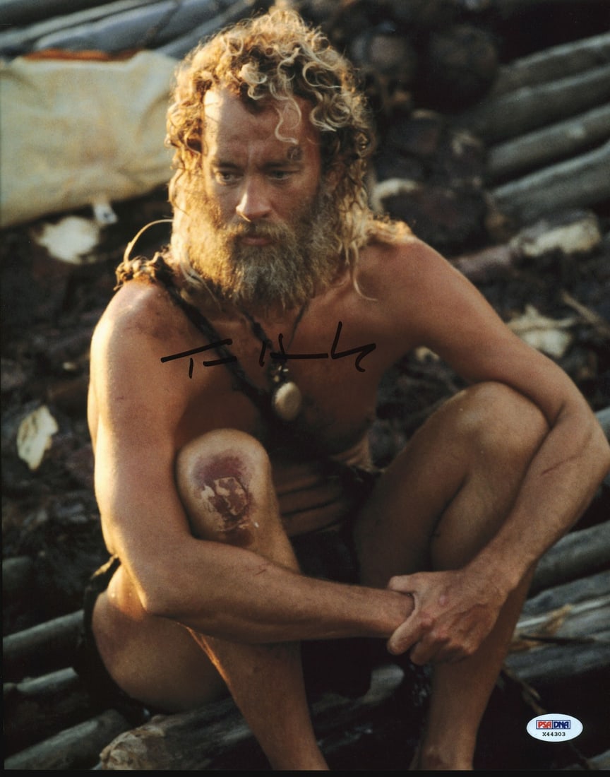 Tom Hanks Cast Away Signed 11x14 Photo PSA/DNA Certified (1 of 3)