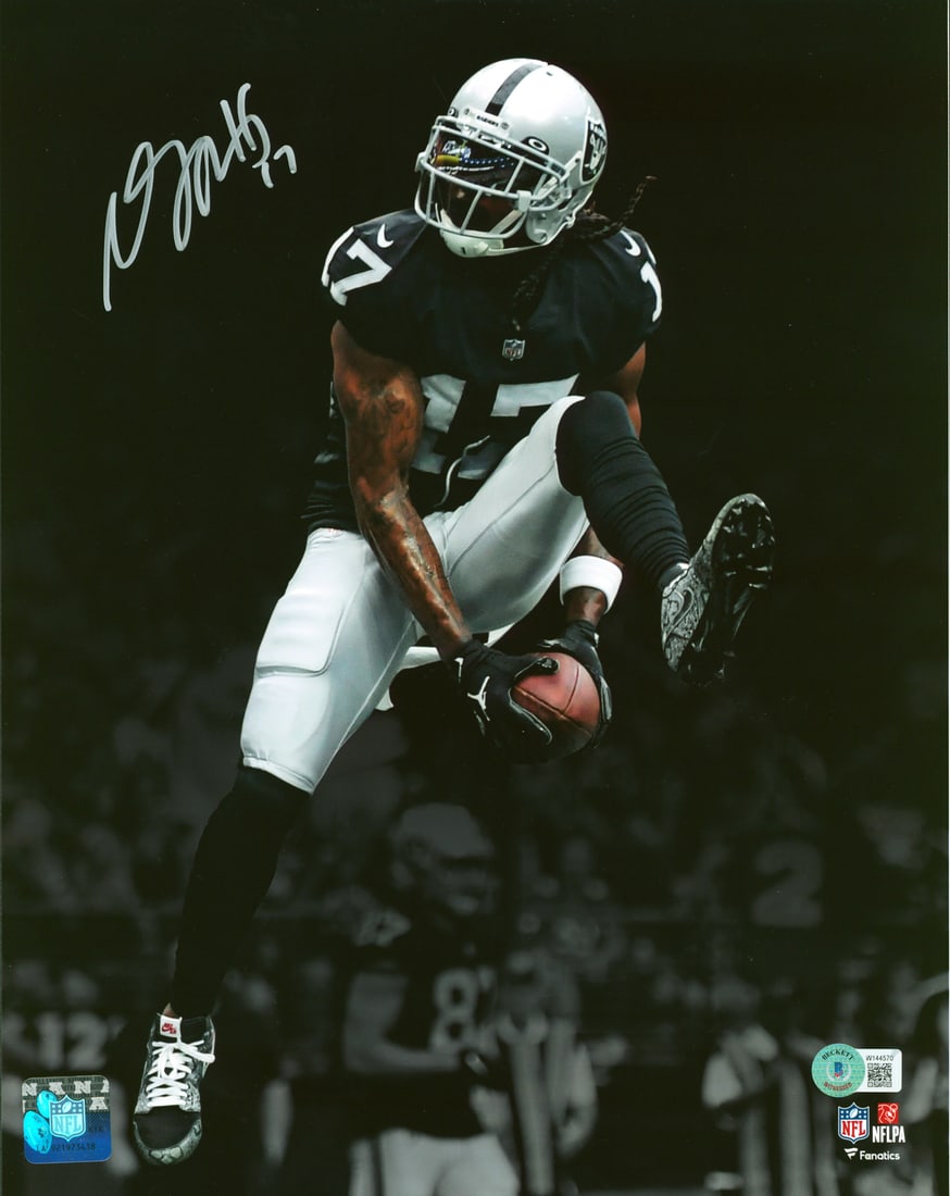 Davante Adams Signed 11x14 Raiders Photo BAS Witnessed Authentic (1 of 1)