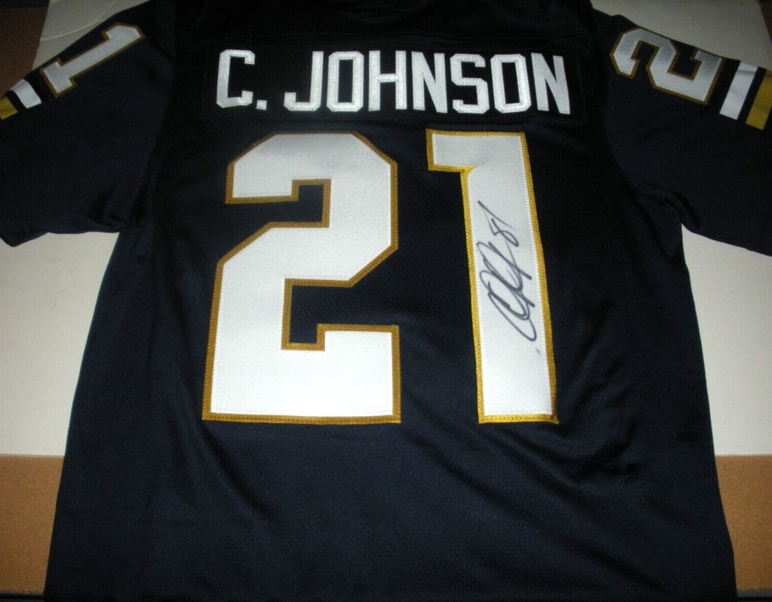 Calvin Johnson Signed Georgia Tech Jersey with BAS COA (1 of 2)