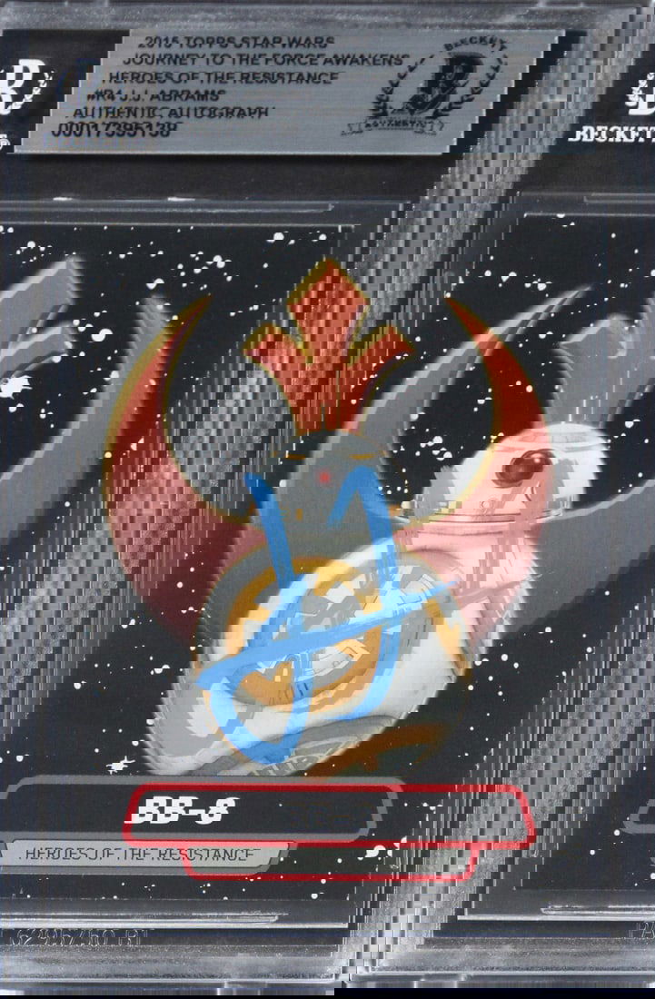 J.J. Abrams Signed 2015 Topps Star Wars Card BAS Authenticated (1 of 2)