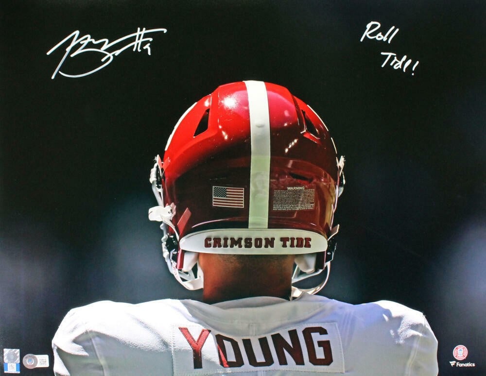 Bryce Young Signed Alabama Crimson Tide 16x20 Photo with Roll Tide Beckett Authenticated (1 of 3)