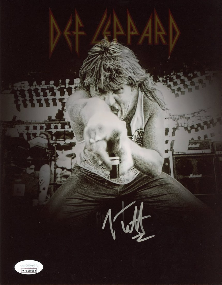 Joe Elliott Signed 8x10 Photo Def Leppard JSA Authenticated (1 of 3)