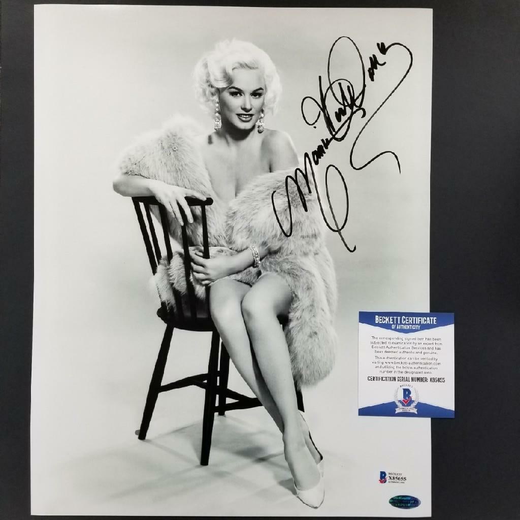 Autographed Mamie Van Doren 11x14 Photograph with Beckett Authentication (1 of 1)