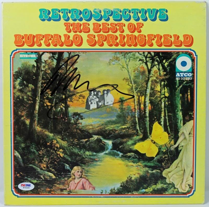 Neil Young Buffalo Springfield Signed Album Cover PSA/DNA Authentic (1 of 2)