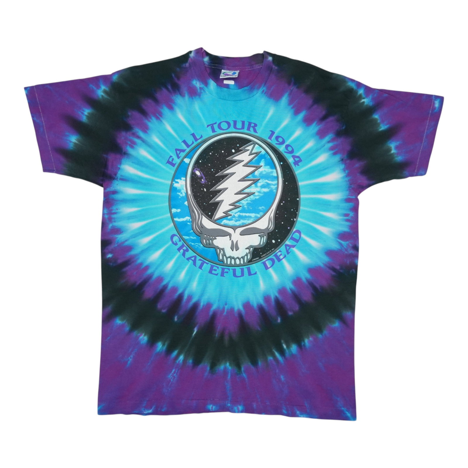 Vintage 1994 Grateful Dead Fall Tour Tie Dye Cotton T-Shirt Extra Large (1 of 6)
