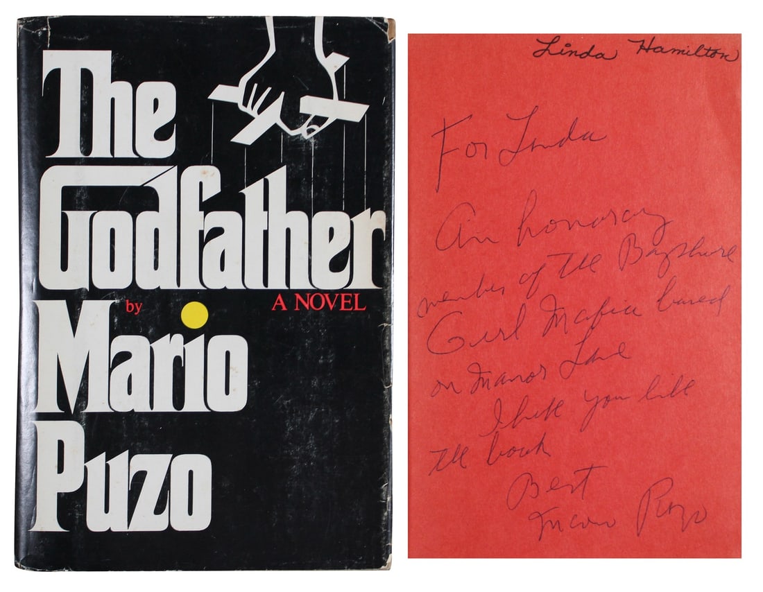 Mario Puzo The Godfather Signed 1st Edition Book with COA (1 of 8)