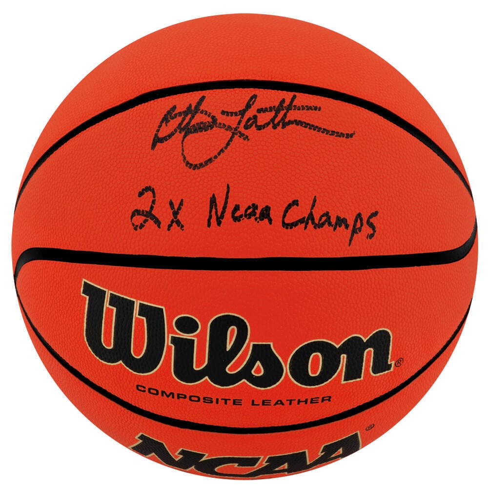 Christian Laettner Signed Wilson NCAA Legends Basketball 2x Champs COA (1 of 1)
