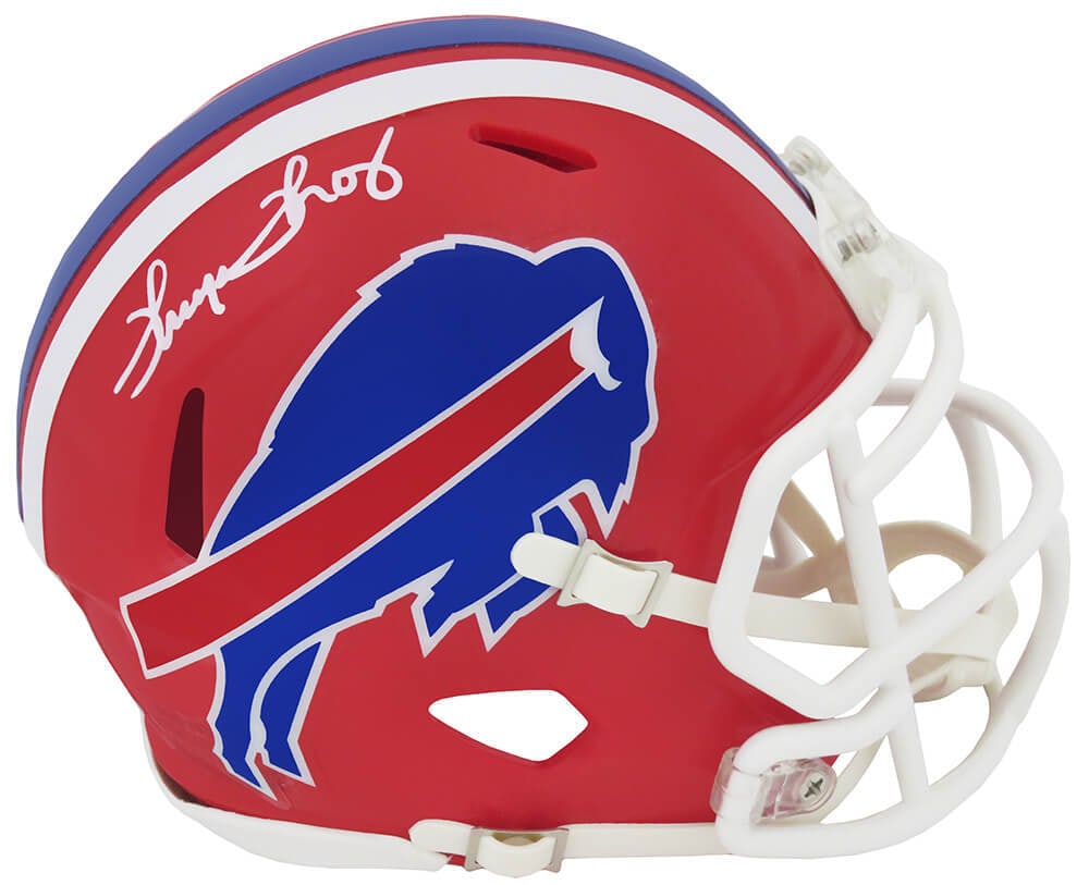 Thurman Thomas Buffalo Bills Signed Riddell Mini Helmet with COA (1 of 1)