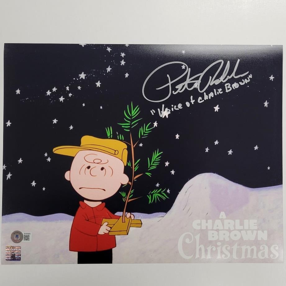 Peter Robbins Signed 11x14 Photo Voice of Charlie Brown Beckett Authenticated (1 of 2)