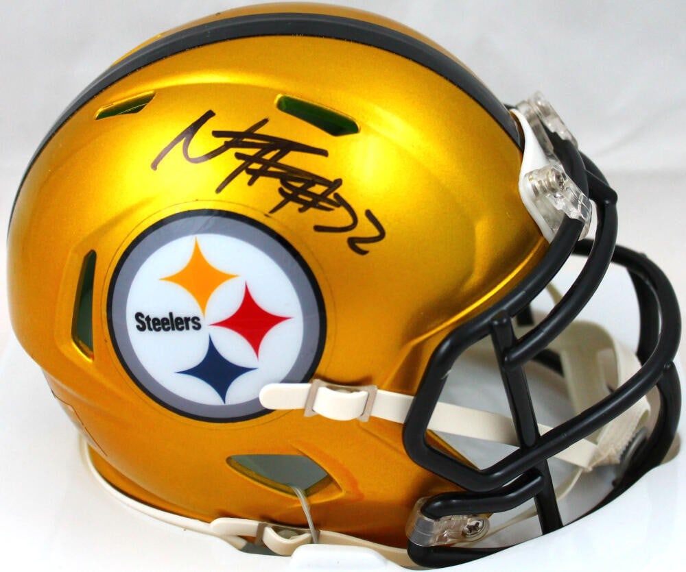 Najee Harris Signed Pittsburgh Steelers Mini Helmet Beckett Authenticated (1 of 3)