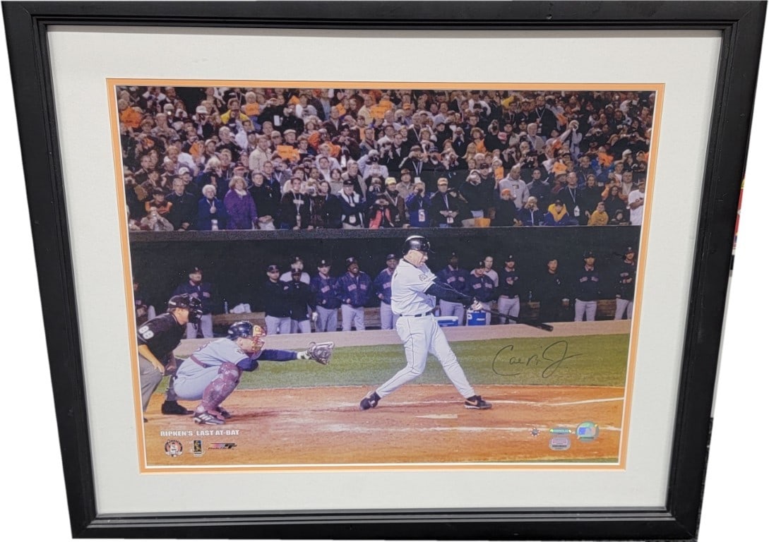 Cal Ripken Jr Autographed 16x20 Photo Custom Framed Steiner Authentic (1 of 3)