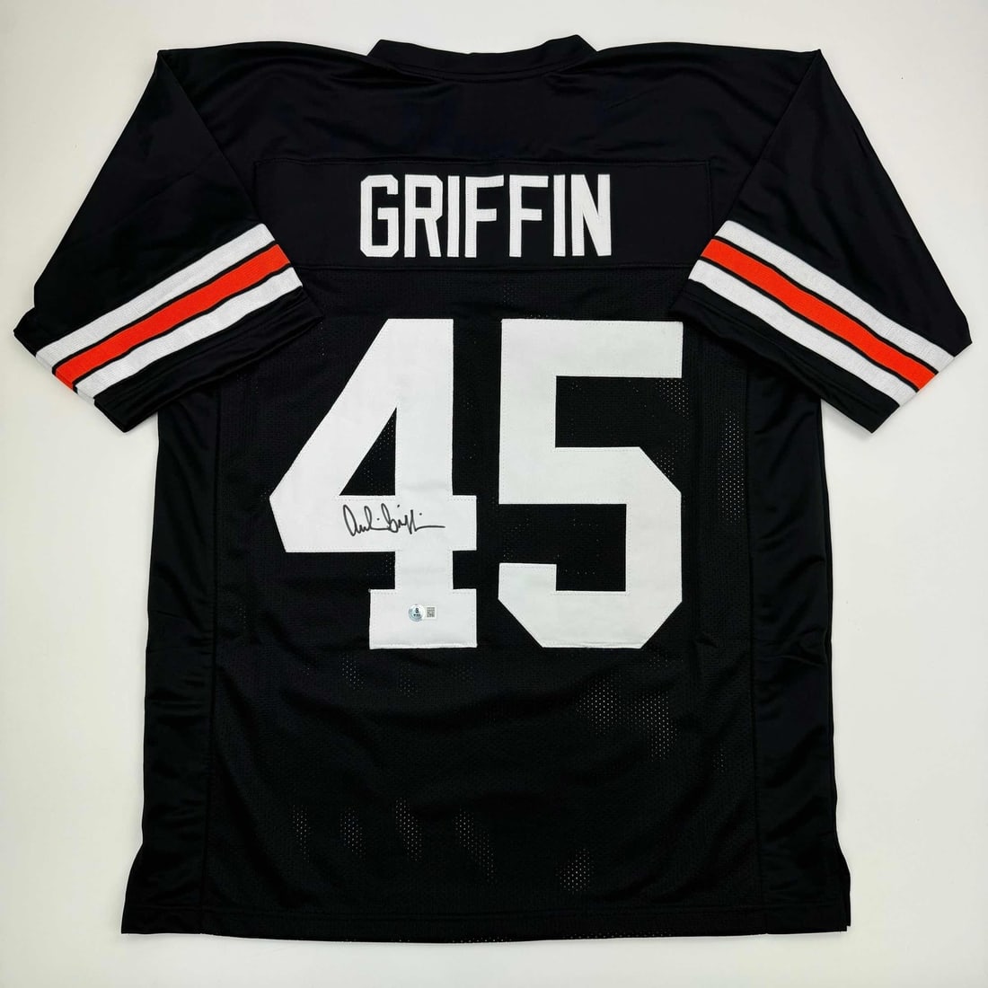 Autographed Archie Griffin Cincinnati Bengals Black Jersey Beckett COA (1 of 4)