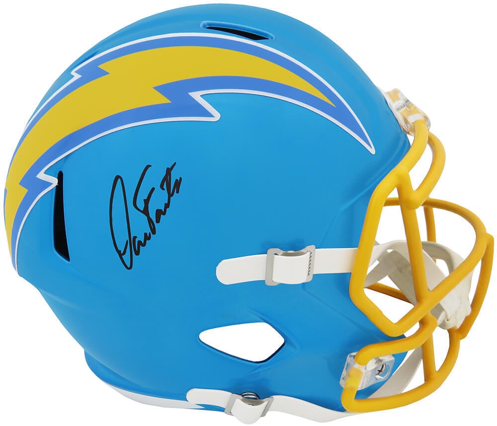 Dan Fouts Autographed Chargers FLASH Riddell Helmet with COA (1 of 1)