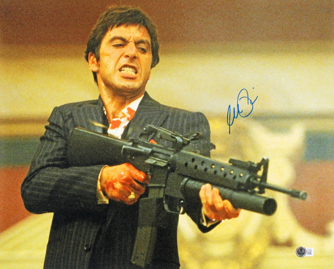 Al Pacino Scarface Signed 16x20 Photo Beckett Authenticated (1 of 2)