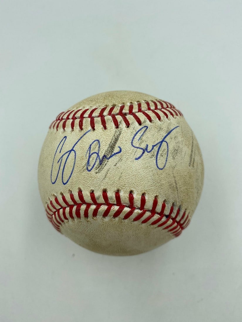 Corey Seager Signed Game Used MLB Ball PSA DNA COA Dodgers (1 of 7)