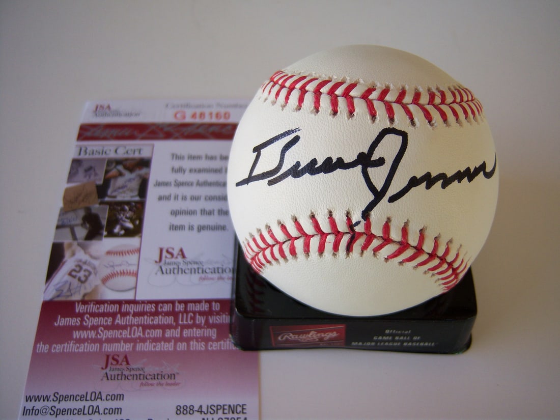 Bruce Jenner Signed MLB Baseball JSA Certified Olympic Decathlon Champion (1 of 1)