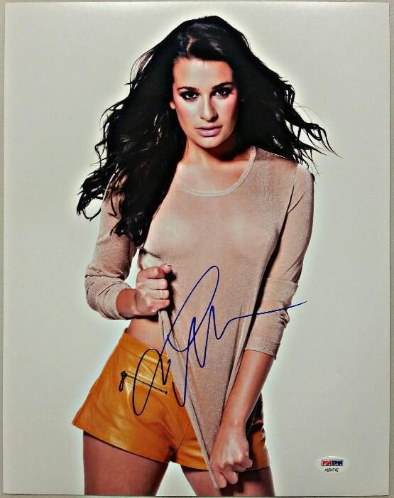 Lea Michele Signed 11x14 Glee Photo PSA/DNA Certified (1 of 1)