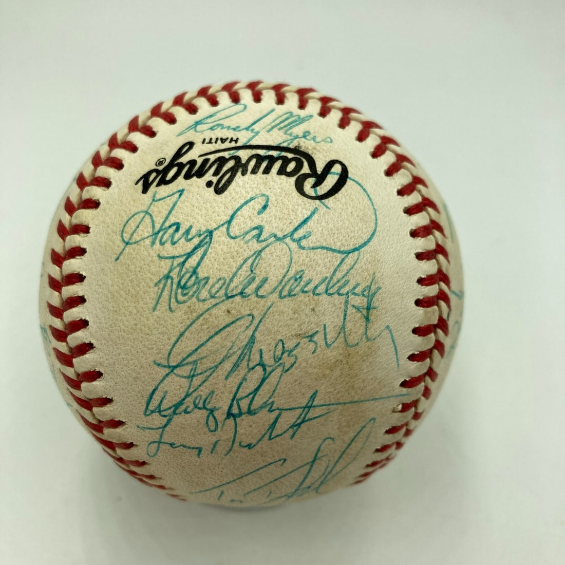 1987 New York Mets Team Signed Baseball Gary Carter JSA Authenticated (1 of 10)