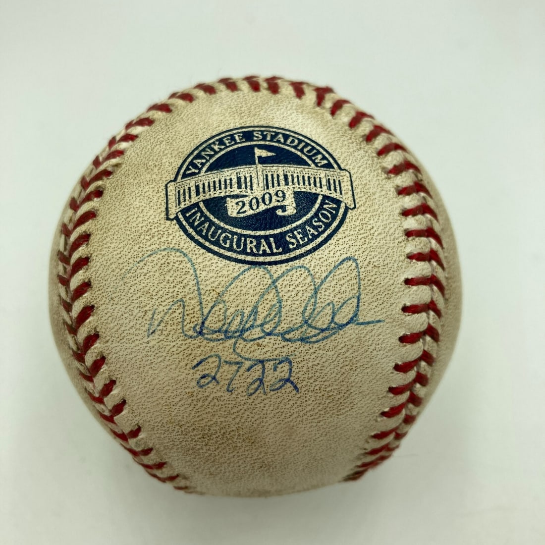 Derek Jeter Signed Game Used Baseball Inscribed #2,722 Yankees Record COA (1 of 10)