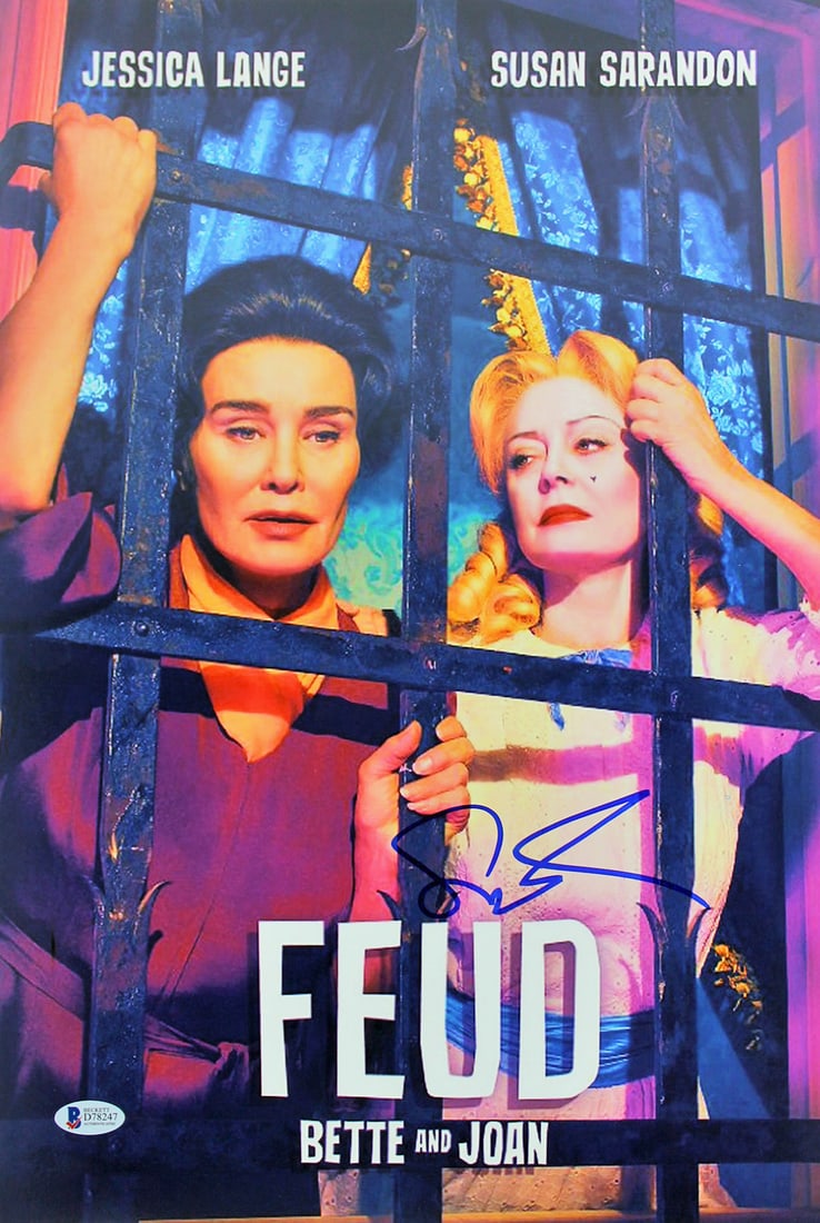 Susan Sarandon Signed 12x18 Photo Feud Bette and Joan BAS Certified (1 of 2)