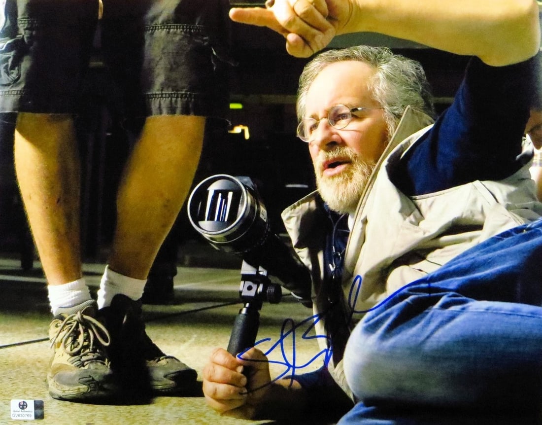 Steven Spielberg Autographed 11x14 Photo Certified by Global Authentics (1 of 2)