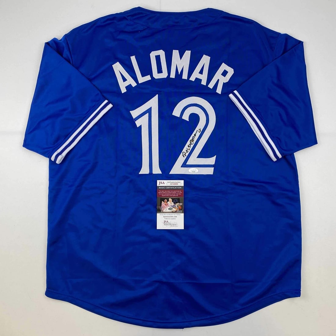 Roberto Alomar Signed Toronto Blue Jays Jersey with JSA COA (1 of 4)