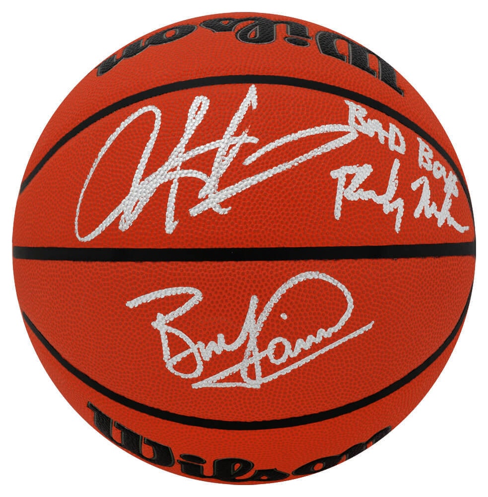 Bill Laimbeer Dennis Rodman Mahorn Signed NBA Basketball Bad Boys with COA (1 of 1)