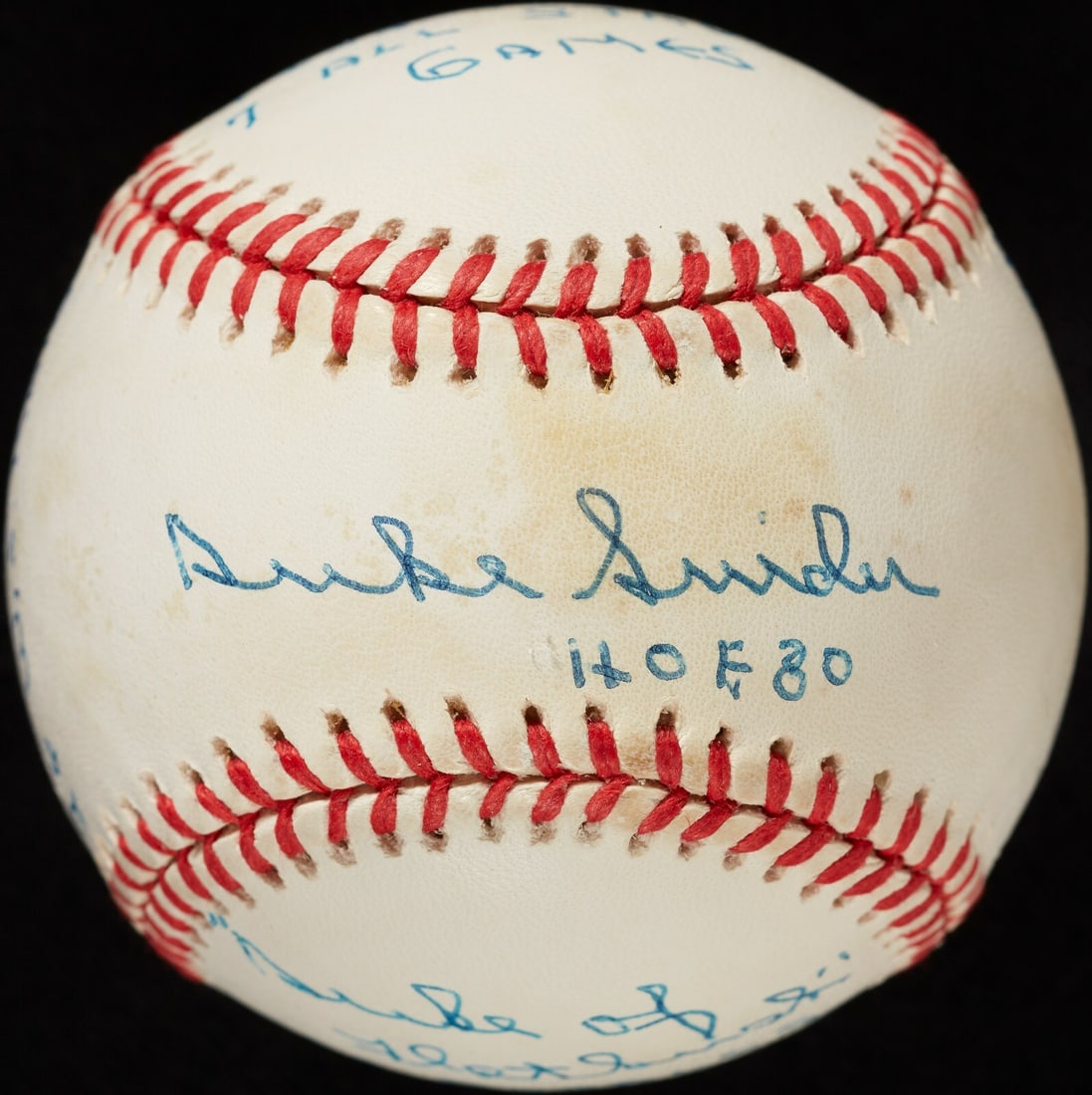 Duke Snider Signed Baseball with Career Stats PSA DNA COA (1 of 6)