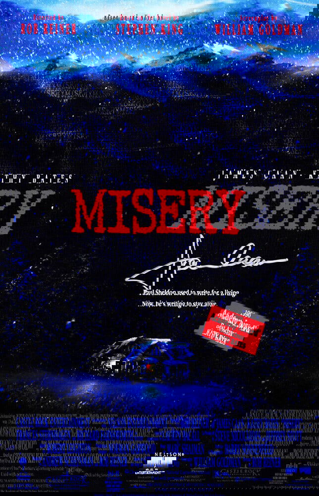 James Caan Signed Misery 11x17 Movie Poster with COA (1 of 1)