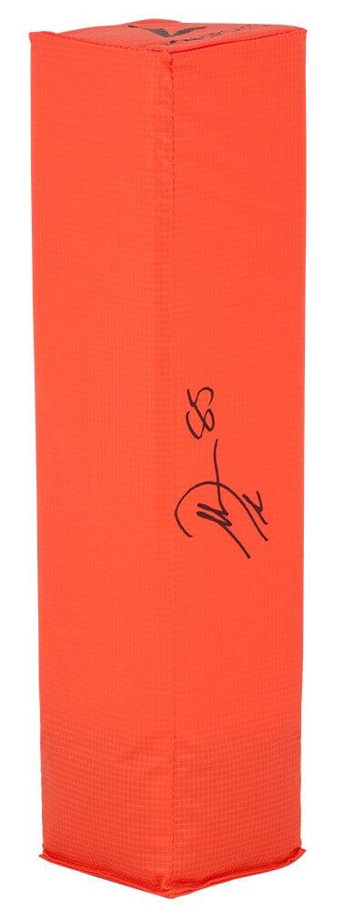 Antonio Gates Signed BSN Orange Football Endzone Pylon with COA (1 of 1)