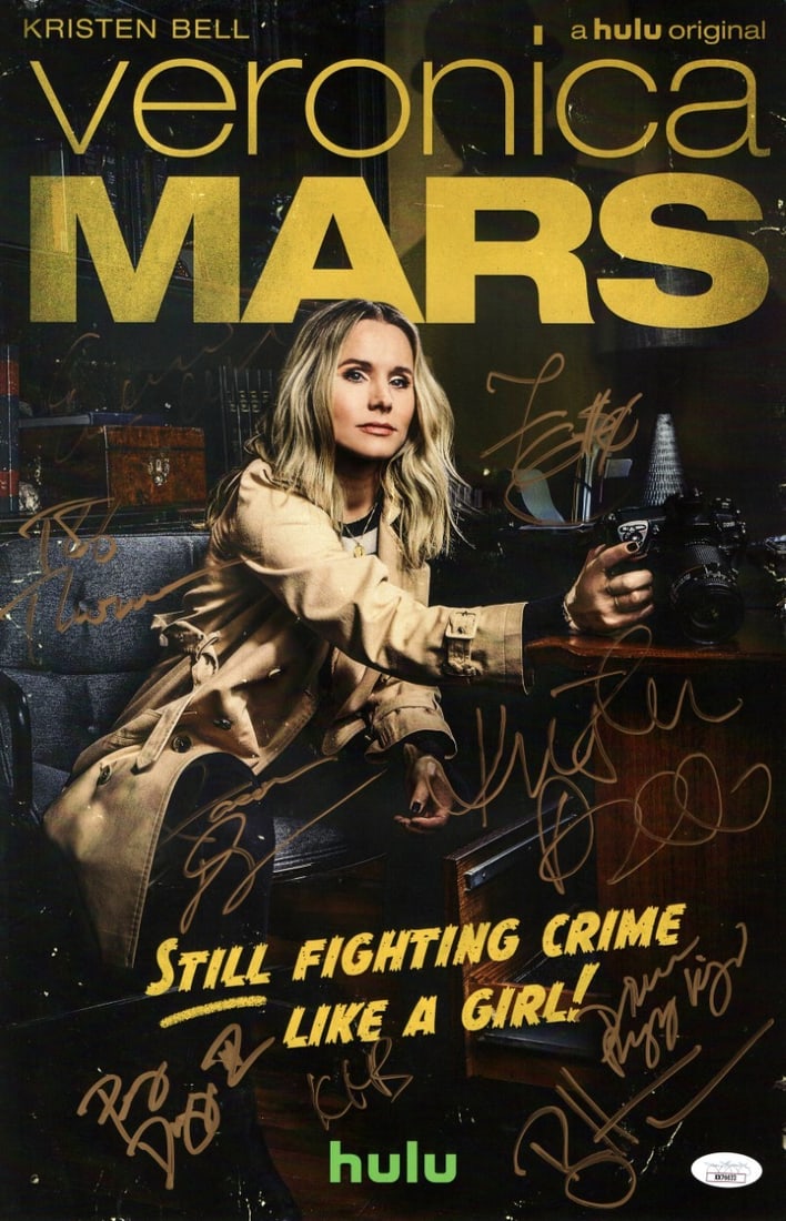 Veronica Mars 11x17 Poster Signed by 8 Cast Members JSA Authenticated (1 of 2)