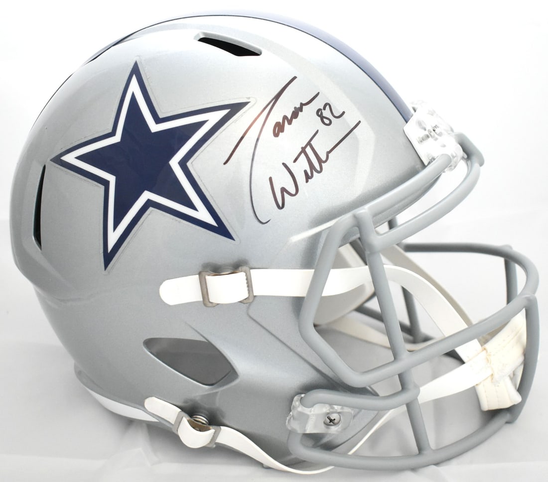 Full Size Dallas Cowboys Speed Helmet Signed by Jason Witten Beckett Hologram (1 of 5)